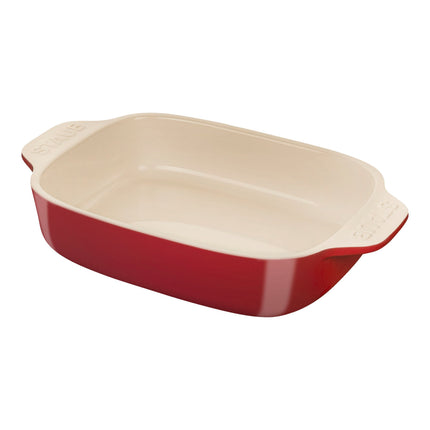 Staub Ceramique 710 ml Ceramic Rectangular Oven Dish – Cherry