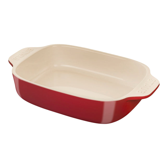 Staub Ceramique 710 ml Ceramic Rectangular Oven Dish – Cherry
