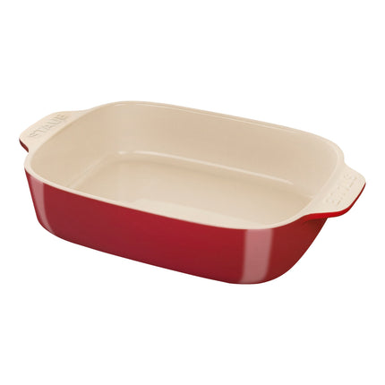 Staub Ceramique 1.6 l ceramic rectangular Oven dish, cherry
