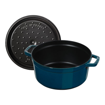 Staub La Cocotte 5.25 l cast iron round Cocotte, la-mer - Visual Imperfections
