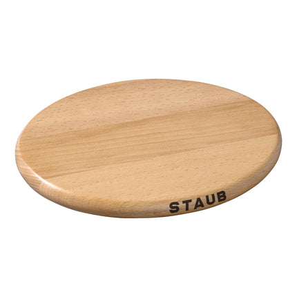 Staub Specialities 29 cm oval beech Trivet magnetic, brown