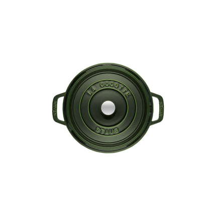 Staub La Cocotte 2.5 l cast iron round Cocotte, basil-green - Visual Imperfections