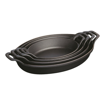 Staub Specialities 2.2 l cast iron oval Oven dish, black