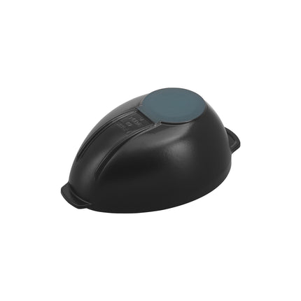 Staub Specialities 2 l cast iron oval Mussel pot, black