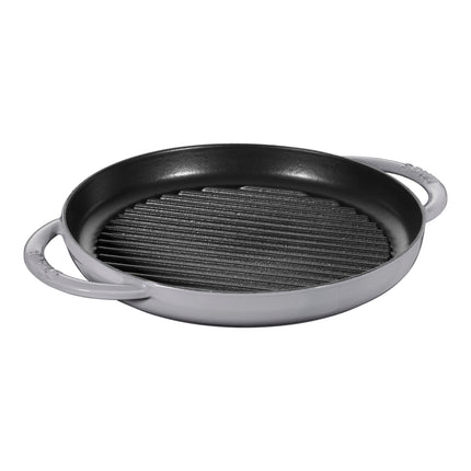 Staub Grill Pans 26 cm cast iron round Pure grill
