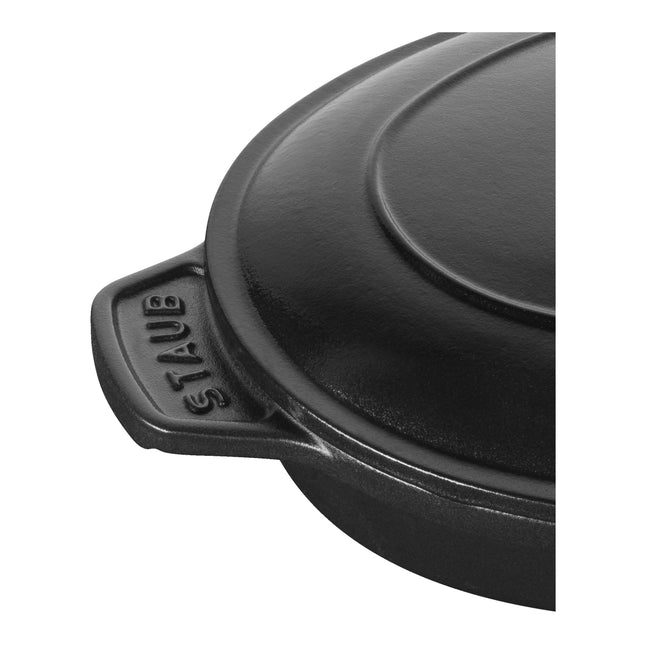 Staub Specialities 1 l cast iron oval Baking Dish, black
