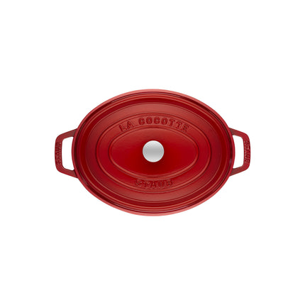 Staub La Cocotte 6.75 l cast iron oval Cocotte, cherry - Visual Imperfections