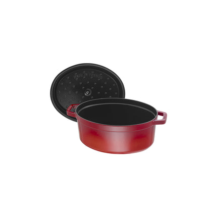 Staub La Cocotte 6.75 l cast iron oval Cocotte, cherry - Visual Imperfections