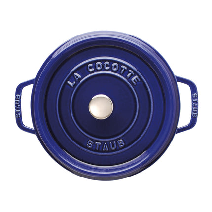 Staub La Cocotte 3.7 l cast iron round Cocotte, dark-blue - Visual Imperfections
