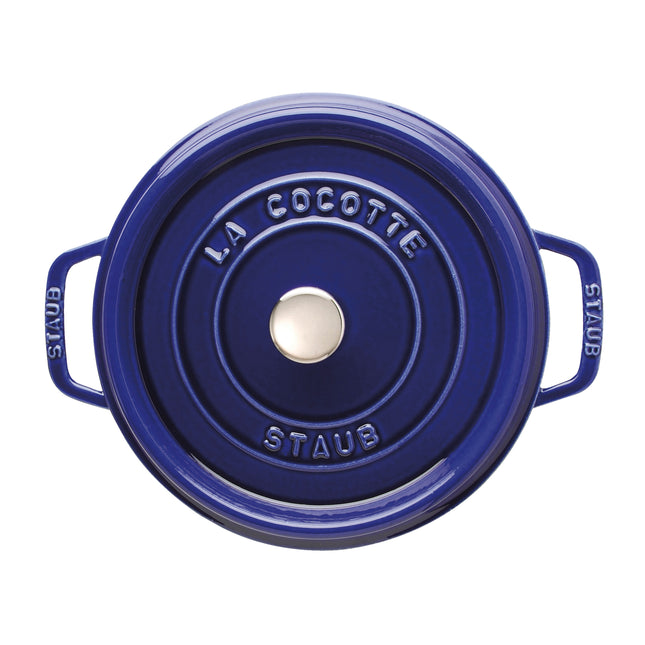 Staub La Cocotte 3.7 l cast iron round Cocotte, dark-blue - Visual Imperfections