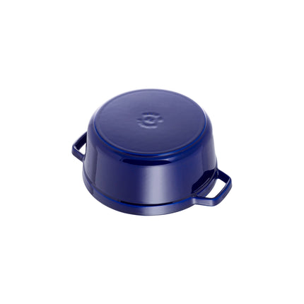 Staub La Cocotte 3.7 l cast iron round Cocotte, dark-blue - Visual Imperfections