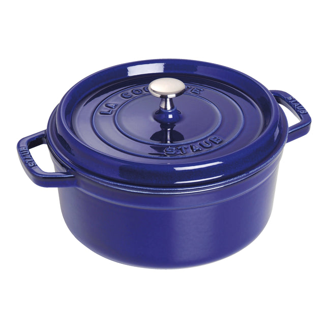 Staub La Cocotte 5.25 l cast iron round Cocotte, dark-blue - Visual Imperfections