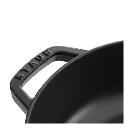 Staub 3.7 L Cast Iron Round Saute Pan with Chistera Lid