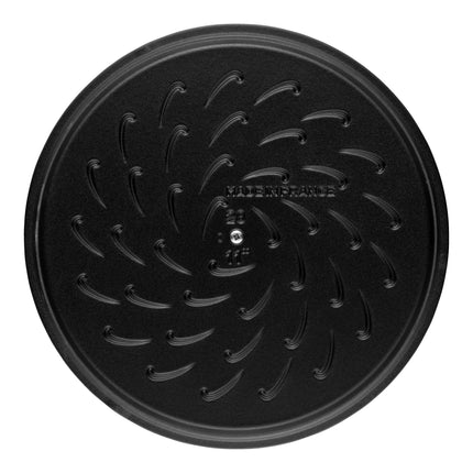 Staub Braisers 2.5 l cast iron round Saute pan Chistera, basil-green - Visual Imperfections