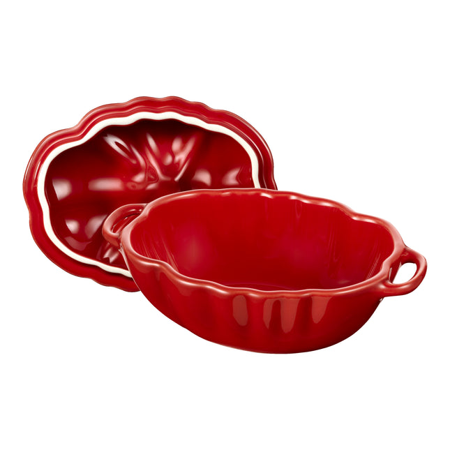Staub Ceramique 500 ml ceramic tomato Cocotte, cherry