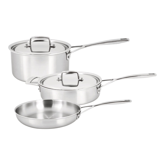 Demeyere Essential 5 5 Piece 18/10 Stainless Steel Cookware set