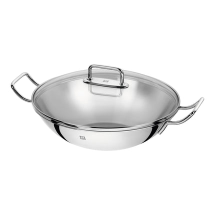 ZWILLING Plus 3 Piece 18/10 Stainless Steel wok with steamer and lid