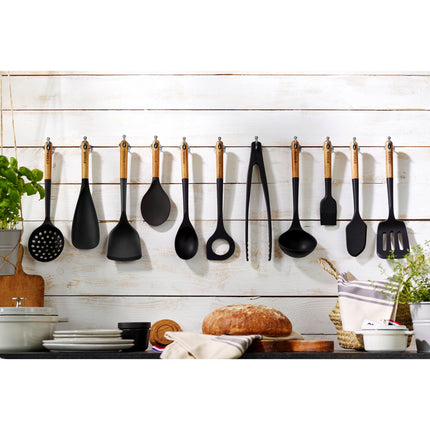 Staub 22 cm silicone Rice spoon, black