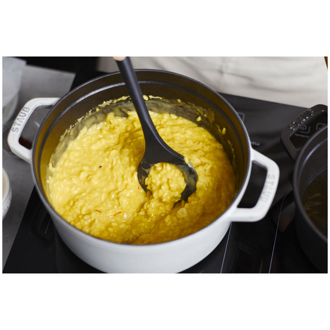 Staub 31 cm silicone Risotto spoon, black