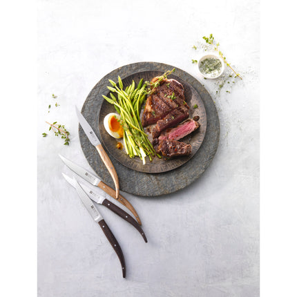 ZWILLING Steak-Sets 4 Piece, TORO STEAK KNIVES, brown