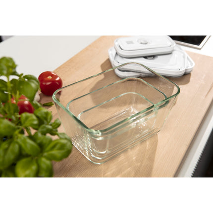 ZWILLING Fresh & Save S/M/L / 3 Piece Vacuum box set, glass, grey