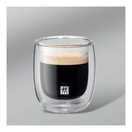 ZWILLING Sorrento 2 Piece, Espresso glass set, transparent