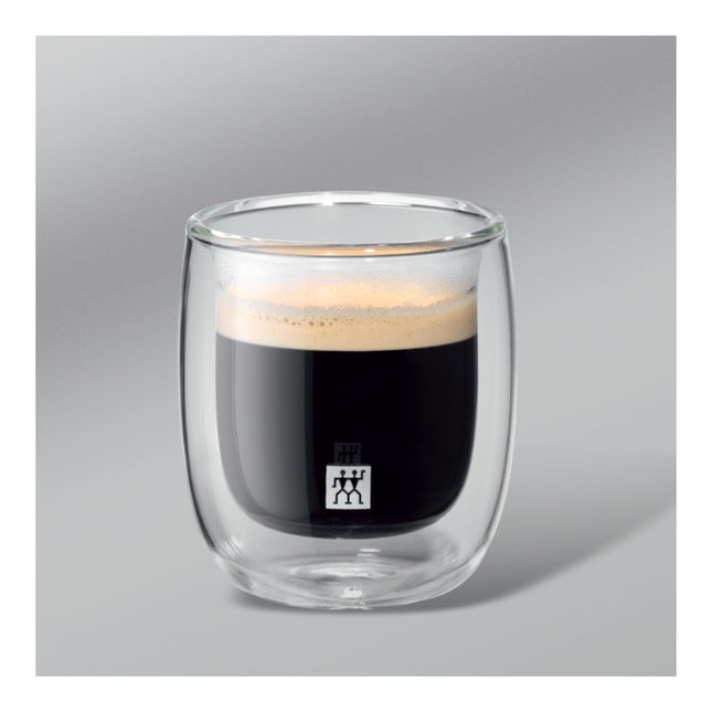 ZWILLING Sorrento 2 Piece, Espresso glass set, transparent