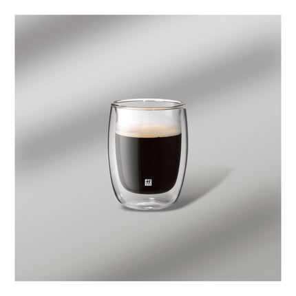 ZWILLING Sorrento 2 Piece, Coffee glass set, transparent