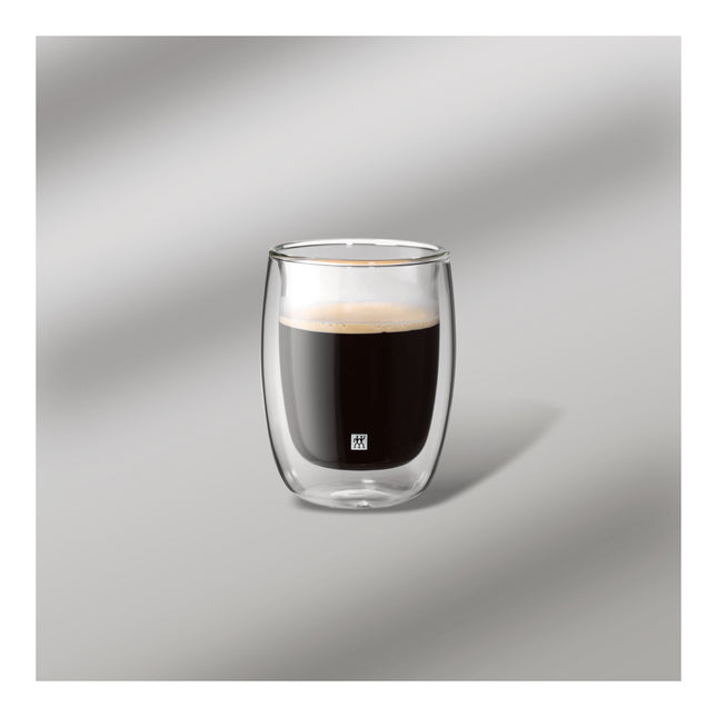 ZWILLING Sorrento 2 Piece, Coffee glass set, transparent