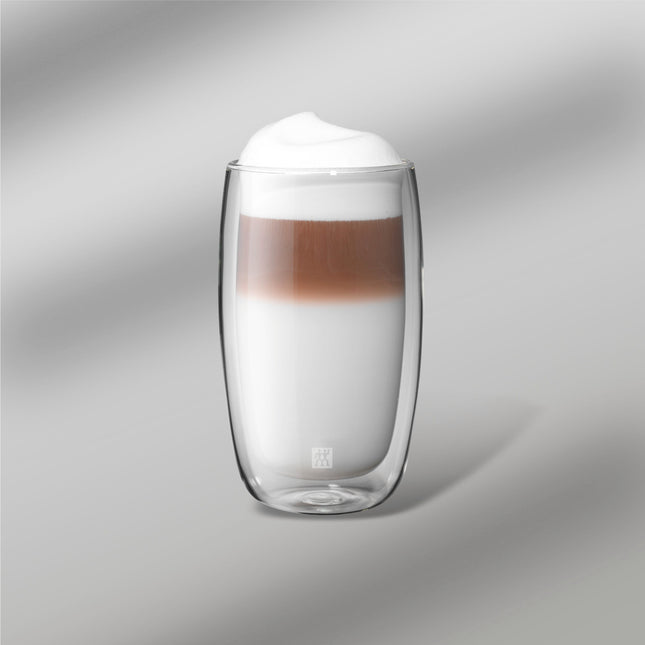 ZWILLING Sorrento 2 Piece, Latte glass set, transparent
