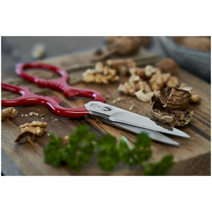 ZWILLING Kitchen Shears 20 cm, Multi-purpose shears, red