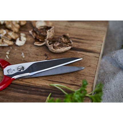 ZWILLING Kitchen Shears 20 cm, Multi-purpose shears, red
