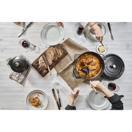 Staub La Cocotte 6.75 l cast iron round Cocotte, black - Visual Imperfections