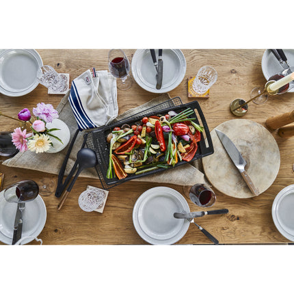 Staub Pans Plancha 38 cm x 25 cm, cast iron