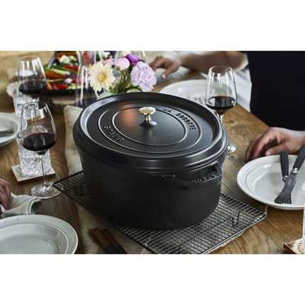 Staub La Cocotte 12 l cast iron oval Cocotte