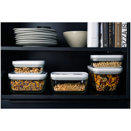 ZWILLING Fresh & Save S/M/L / 3 Piece Vacuum box set, glass, grey