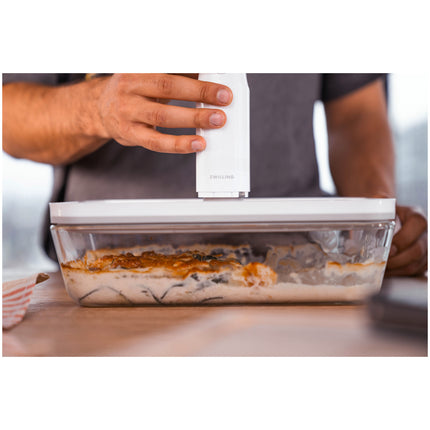 ZWILLING Fresh & Save Vacuum gratin dish, glass, grey
