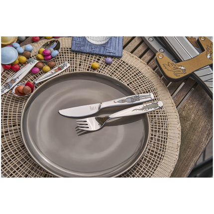 ZWILLING Eckbert 4 Piece, Children's flatware set, silver