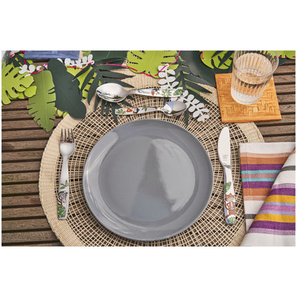 ZWILLING Jungle 4 Piece, Children's flatware set, silver