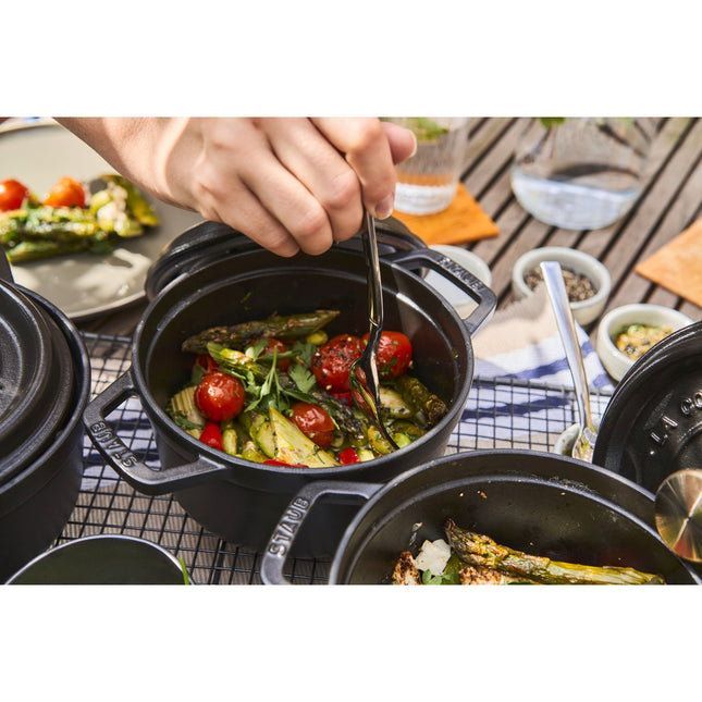 Staub La Cocotte 1.25 l cast iron round Cocotte, black