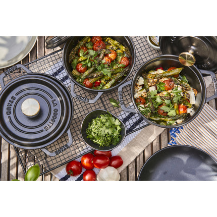 Staub La Cocotte 1.25 l cast iron round Cocotte, black