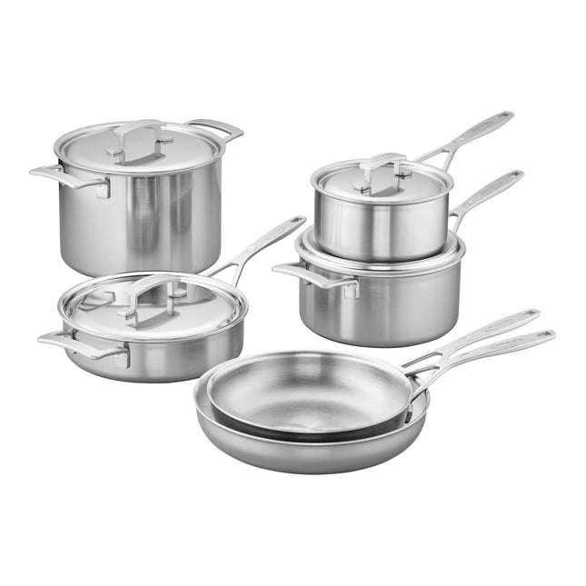 Demeyere Industry 5 10 Piece 18/10 Stainless Steel Cookware set
