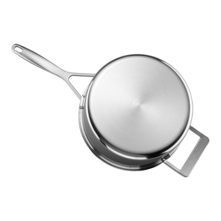 Demeyere Industry 5 4 l 18/10 Stainless Steel round Sauce pan with lid, silver