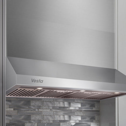 Vesta Madrid 48" | Silver | 1000 CFM Suction
