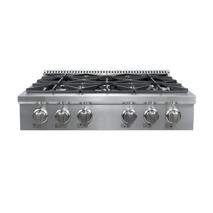Vesta Quebec 36" Gas Rangetop | Silver