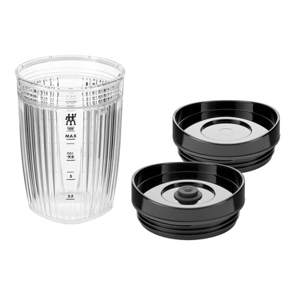ZWILLING Enfinigy Personal Blender Jar and Vacuum Lid, 300 ml, white