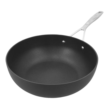 Demeyere Alu Industry 3 28 cm / 11 inch aluminum Wok flat bottom