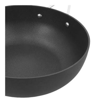 Demeyere Alu Industry 3 28 cm / 11 inch aluminum Wok flat bottom