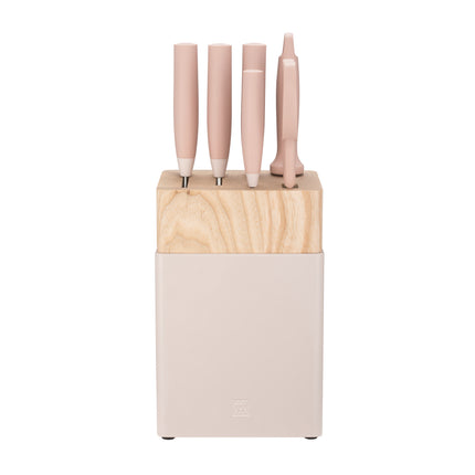 ZWILLING Now S 7 Piece, Knife block set, pink