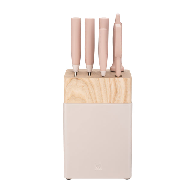 ZWILLING Now S 7 Piece, Knife block set, pink